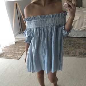 NWT Chicwish off the shoulder Tunic/mini dress